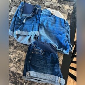 Maternity shorts lot 3 pairs